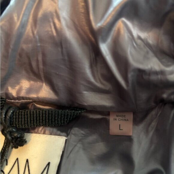 SAM. SOHO Quilted Puffer Gray Coat Jacket size L - Picture 9 of 12